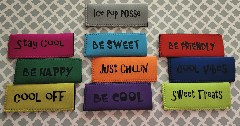 Personalized Ice Pop Holders with the Cricut - Hey, Let's Make Stuff