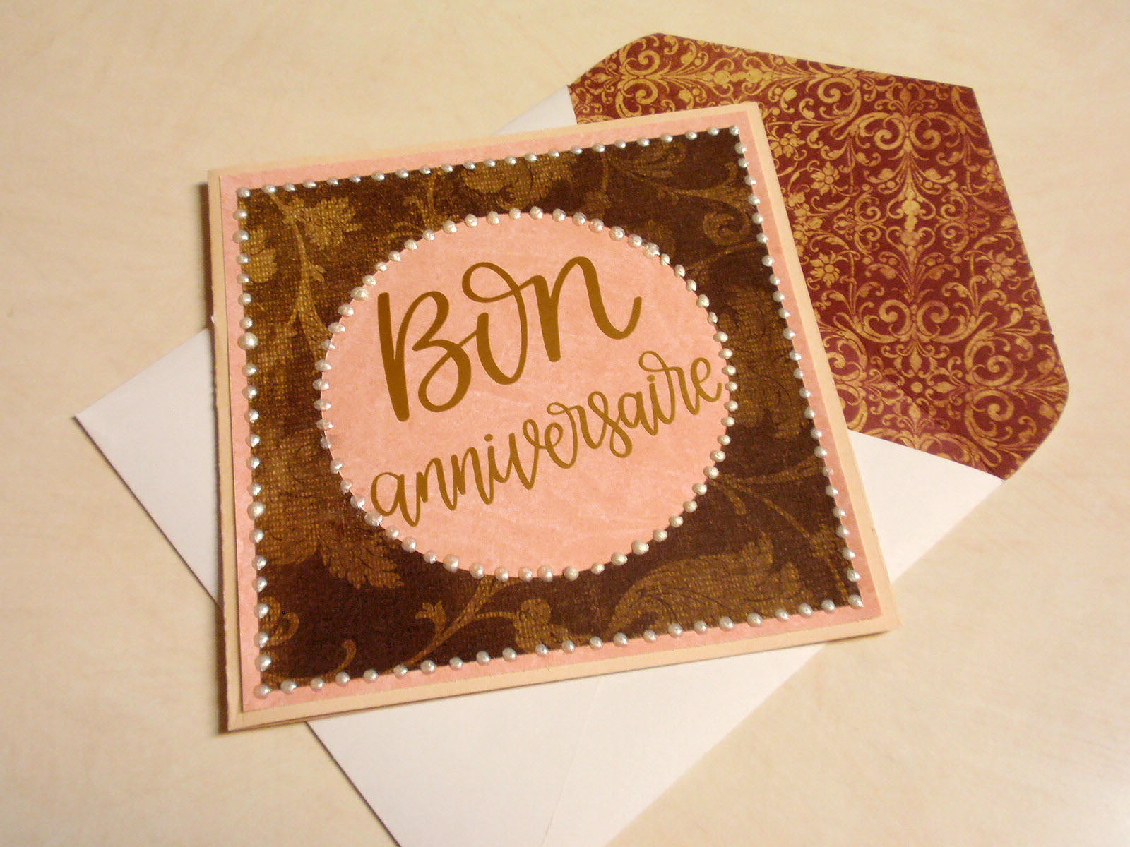 anniversary card front