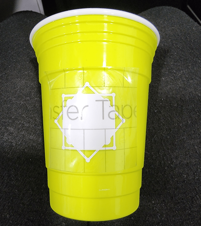 Reusable Plastic Cups with Cricut Dry Erase Labels