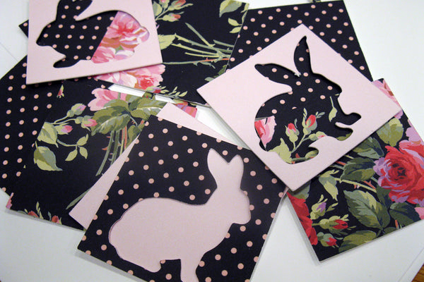 cut bunny squares