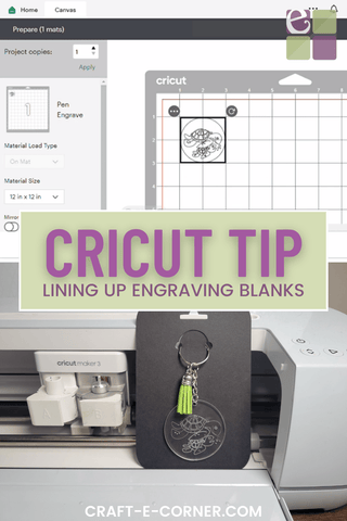 Cricut Engraving Tip // Lining Up Blanks Perfectly Every time!