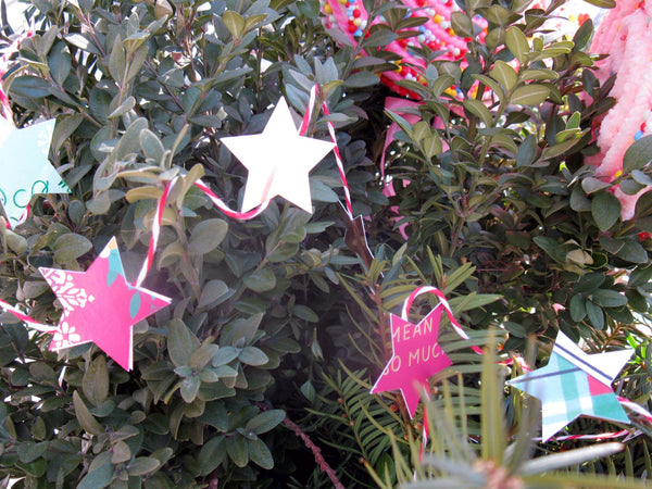 paper stars garland