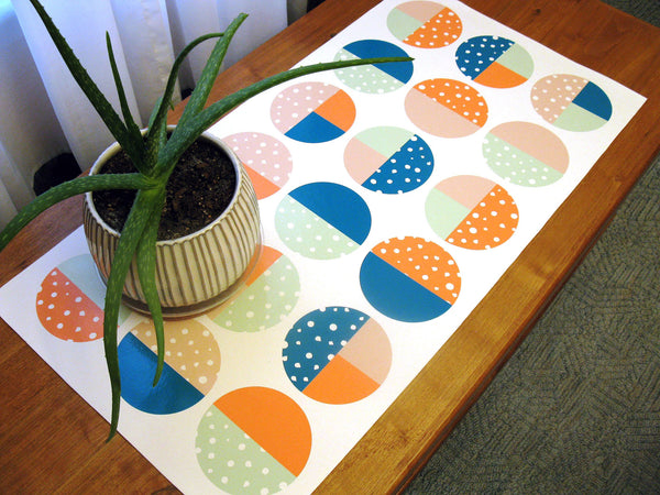 no sew vinyl table runner