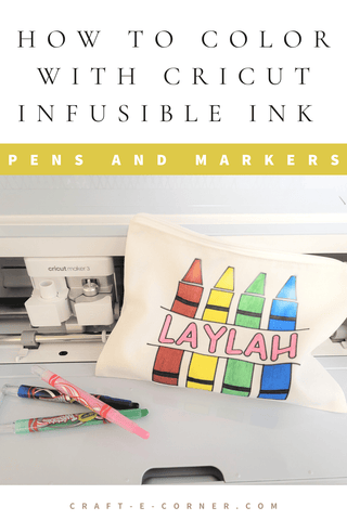 How to Color with Cricut Infusible Ink Pens and Markers