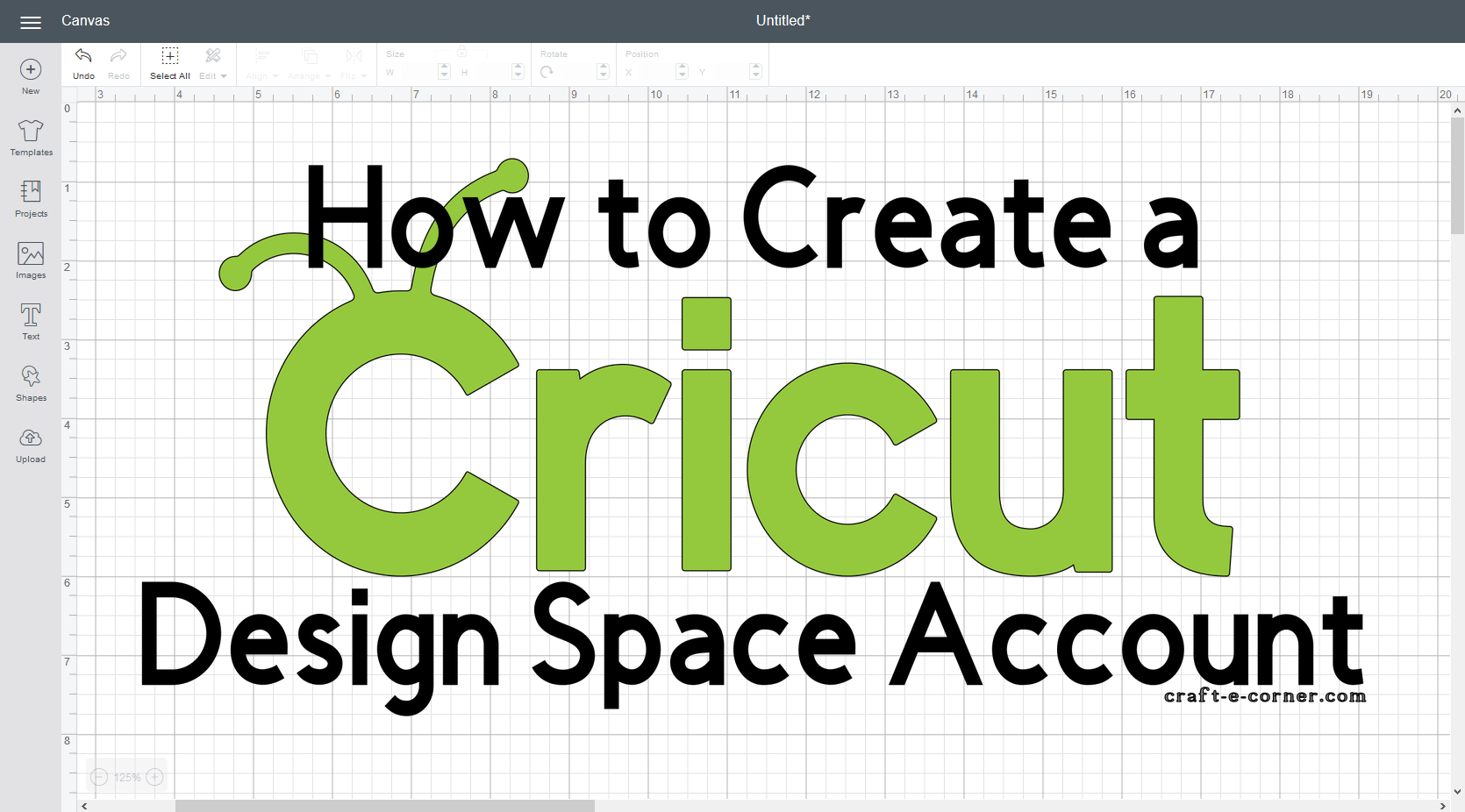 to Create a Cricut Design Space Account