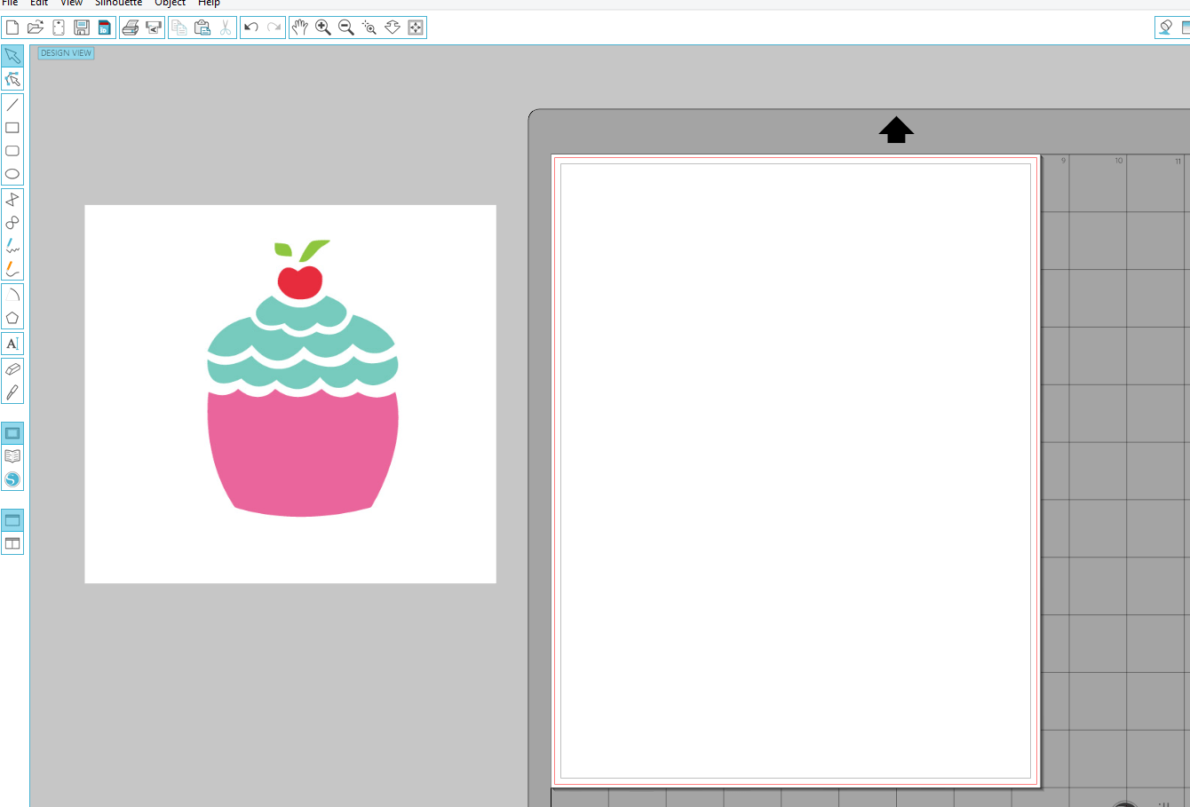 To create your own Print & Cut file, first you will need to import a JPEG image into Silhouette Studio. Save the JPEG to your computer then go to File-->Open and select the image.