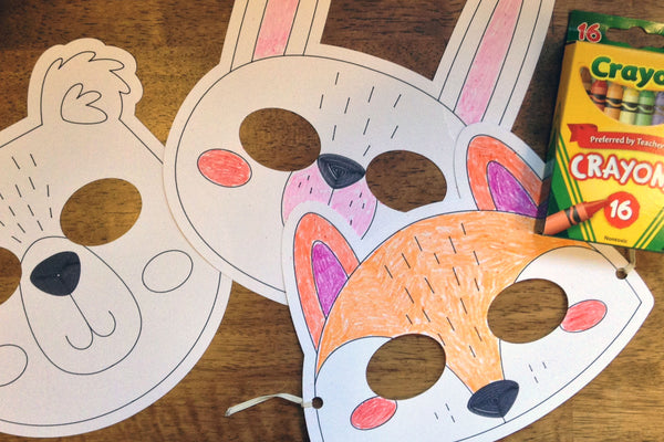 DIY Kids Forest Animal Party Supplies Using Cricut