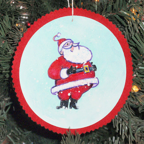 Santa Ornaments: A Step By Step Coloring Guide