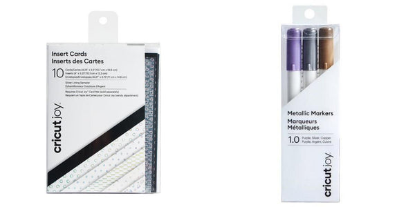 Cricut Joy Metallic Markers, 1.0 (3) Violet, Copper, Silver