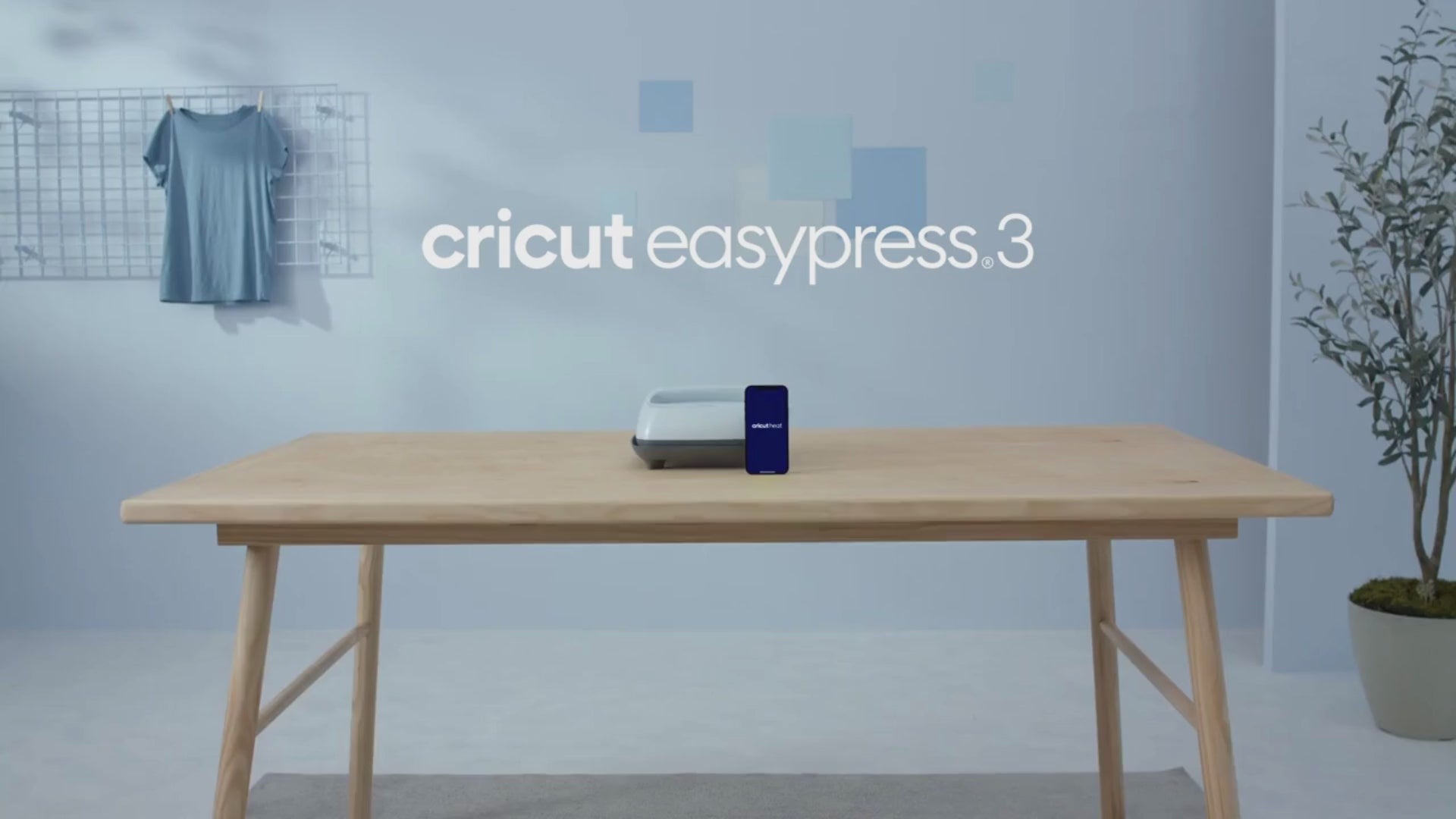 Cricut EasyPress 3 Heat Press Machine - Zen Blue 9x9