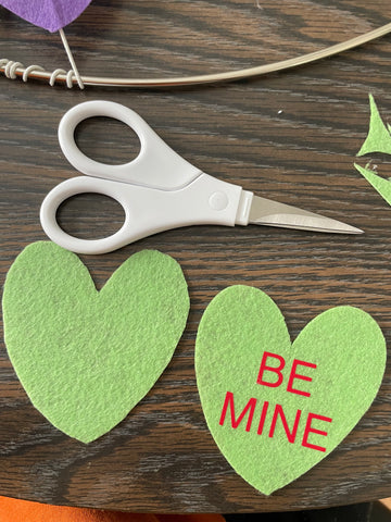 cutting hearts with scissors is way more work and doesn't look as good