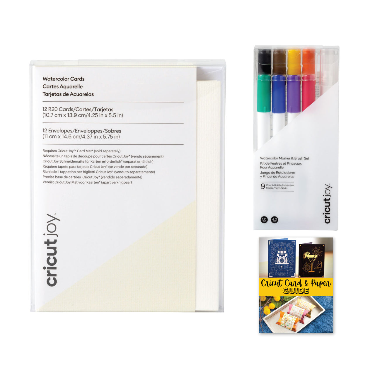 Cricut Joy Glitter Gel Pens 0.8 mm, Rainbow Colors