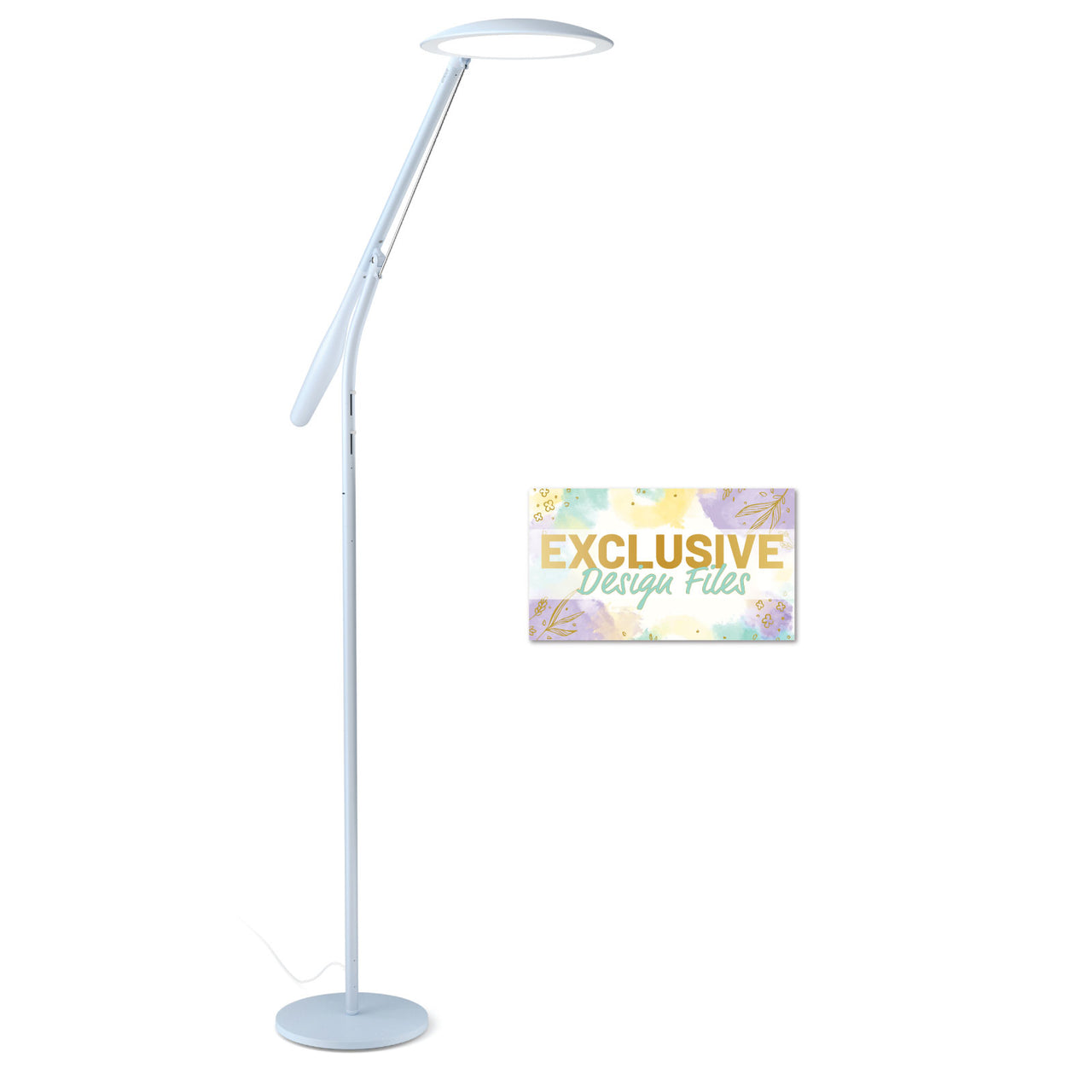  Cricut Bright 360, Ultimate LED Floor Lamp  Standing Lamp for  Craft Room, Bedroom, and Office - Mist : Tools & Home Improvement