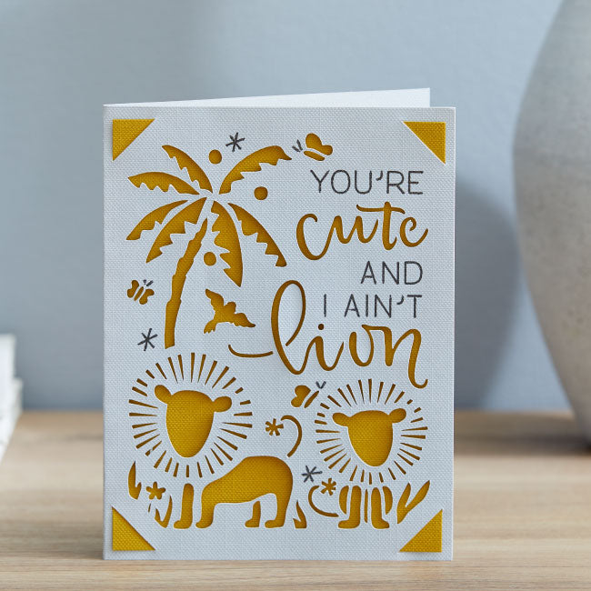 Download Cricut Joy Insert Cards - DIY Greeting Card - Gray/Silver ...