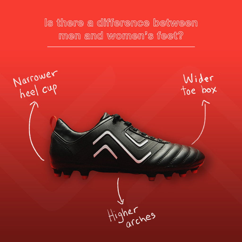 soccer cleats mens vs womens