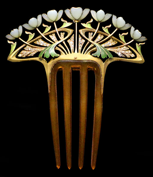 René Lalique hair comb 1902