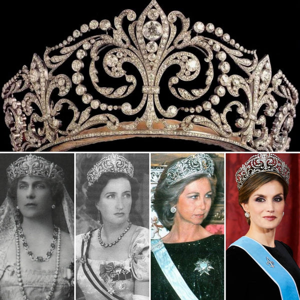 The Fleur-de-Lys Tiara of Spain