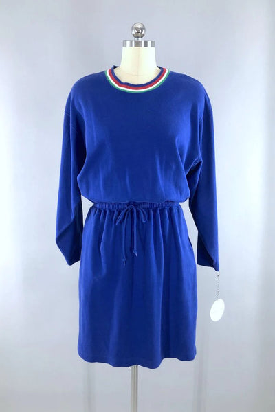 Vintage Liz Claiborne Sport Knit Athletic Athleisure Dress