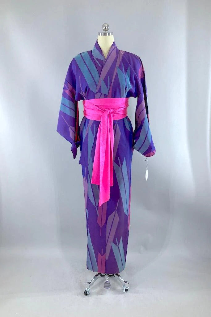 vintage purple kimono