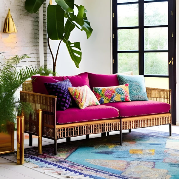 boho bohemian style furniture for living room