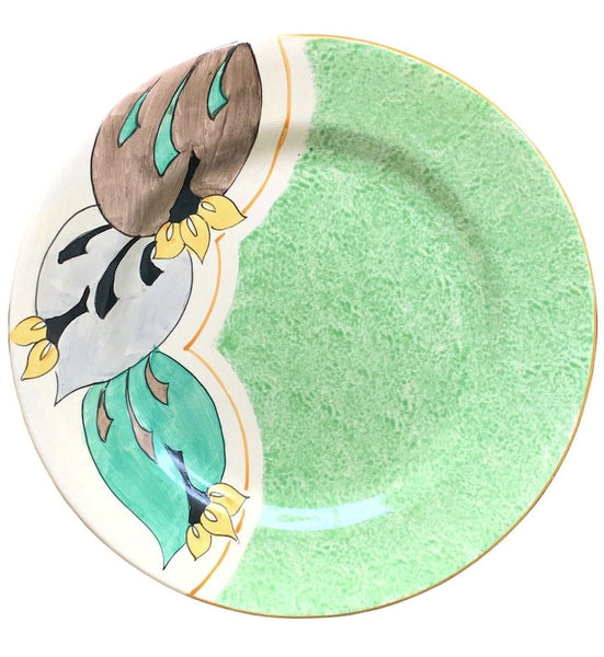 vintage 1920s clarice cliff dinner plate