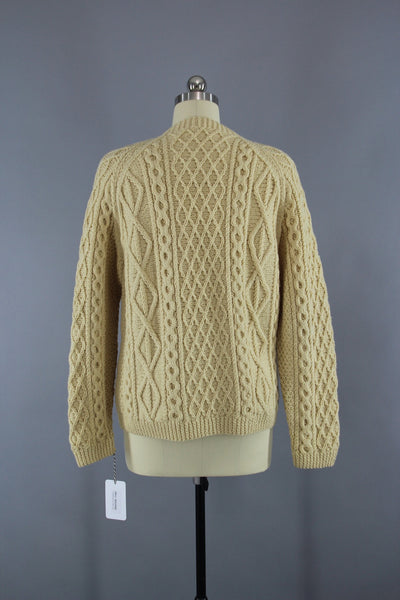 1960s Vintage Irish Wool Cardigan Sweater – ThisBlueBird