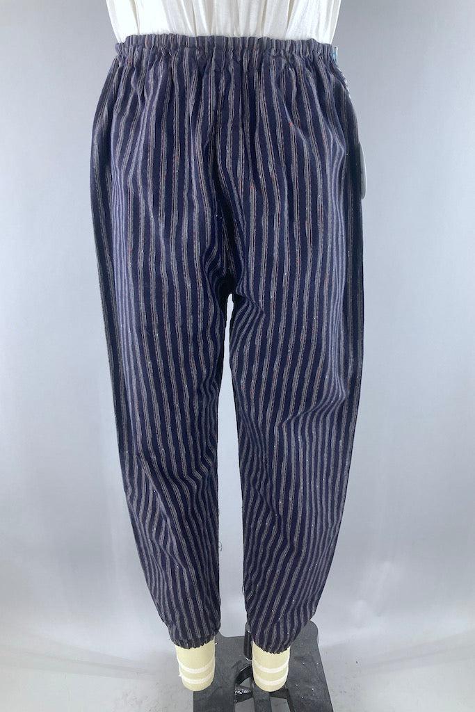 Blue Stripe Cotton Kimono Pants – ThisBlueBird