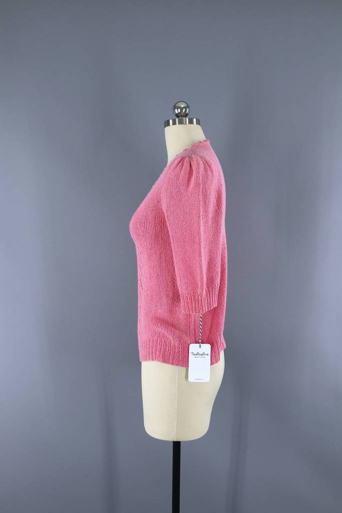 Vintage Carnation Pink Sweater – ThisBlueBird
