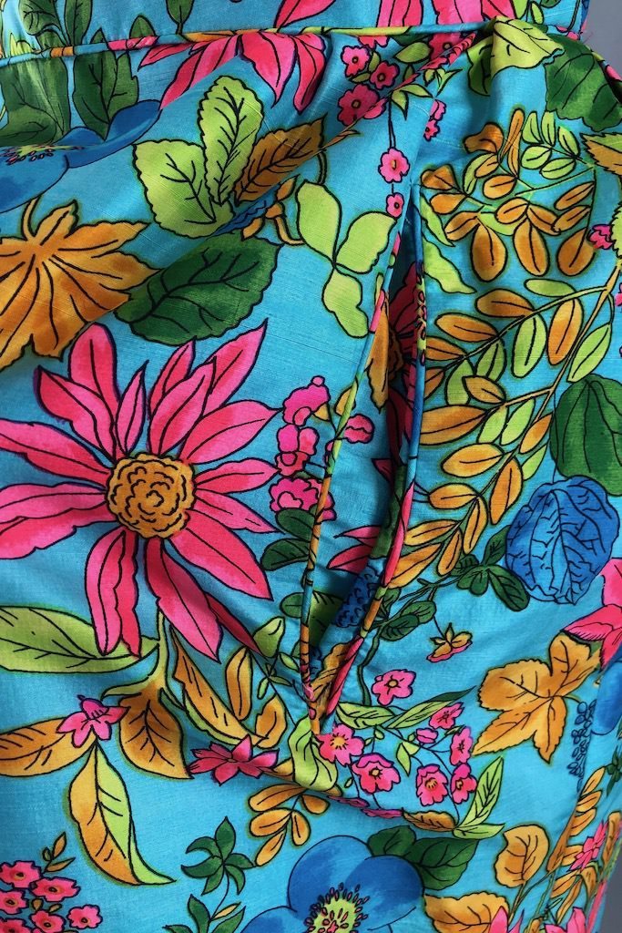 Vintage Saks Floral Print Dress – ThisBlueBird