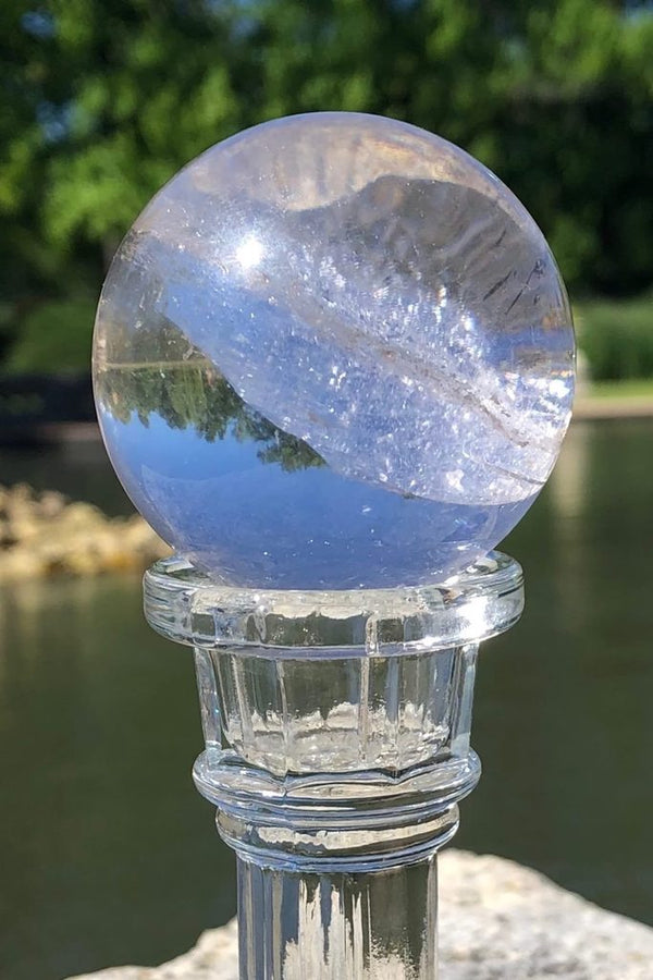 natural quartzcrystal ball
