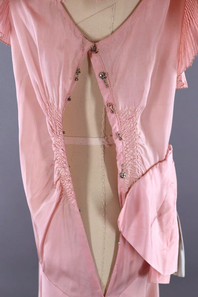 Vintage 1920s - 1930s Pink Evening Gown – ThisBlueBird
