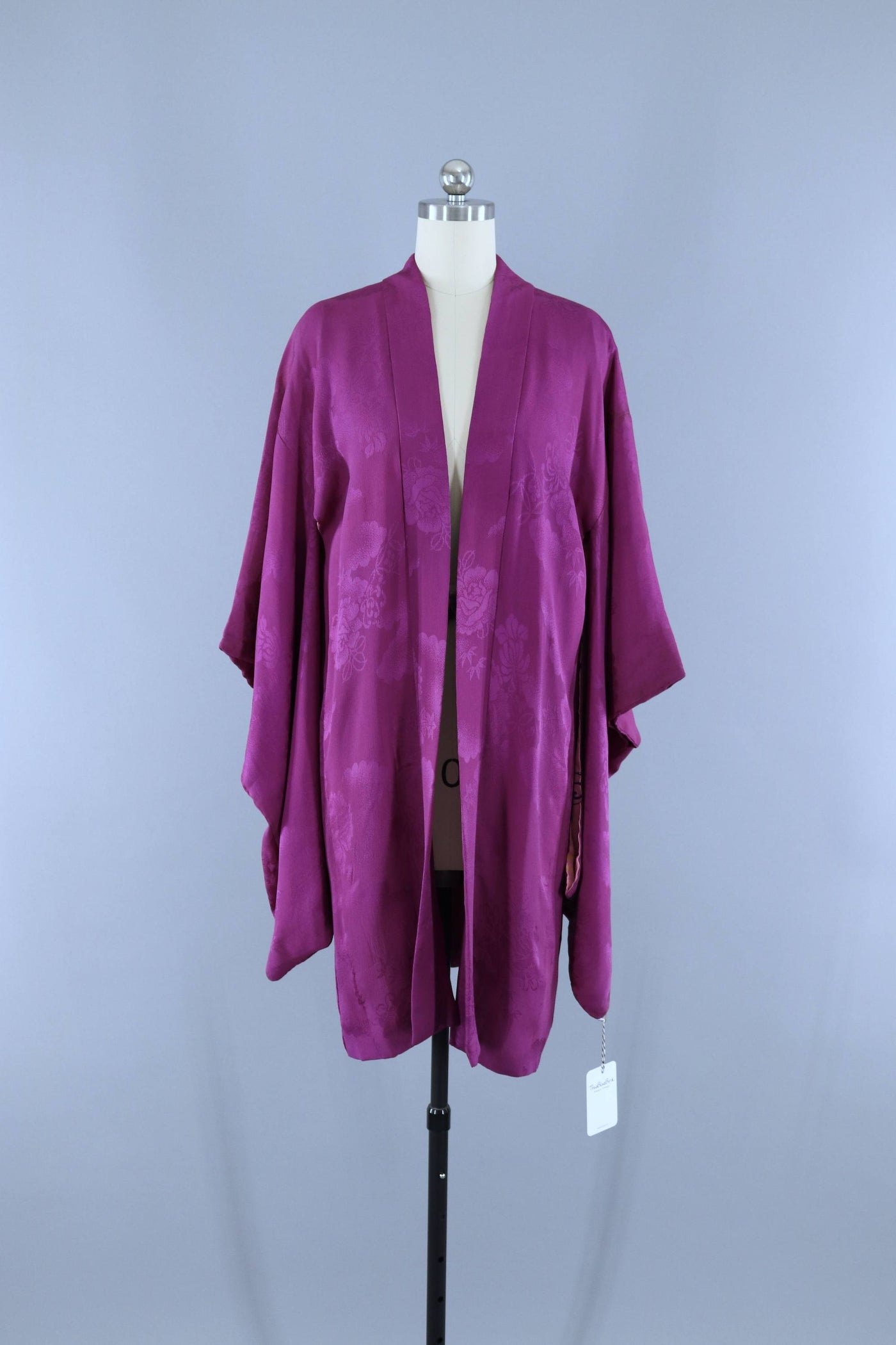 Vintage 1920s 1930s Silk Haori Kimono Jacket Cardigan / Purple ...