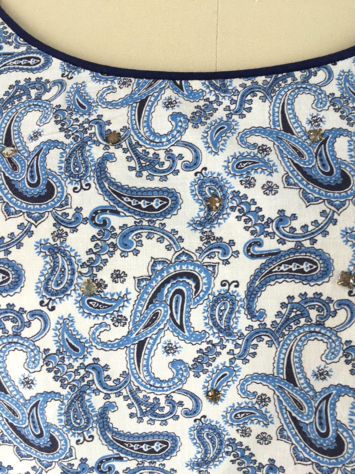 Vintage 1950s Paisley Cotton Dress – ThisBlueBird