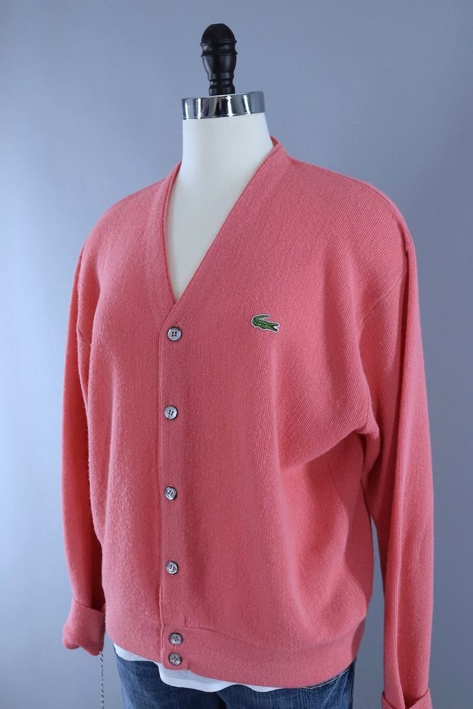 Vintage 1960s Izod Lacoste Cardigan Sweater