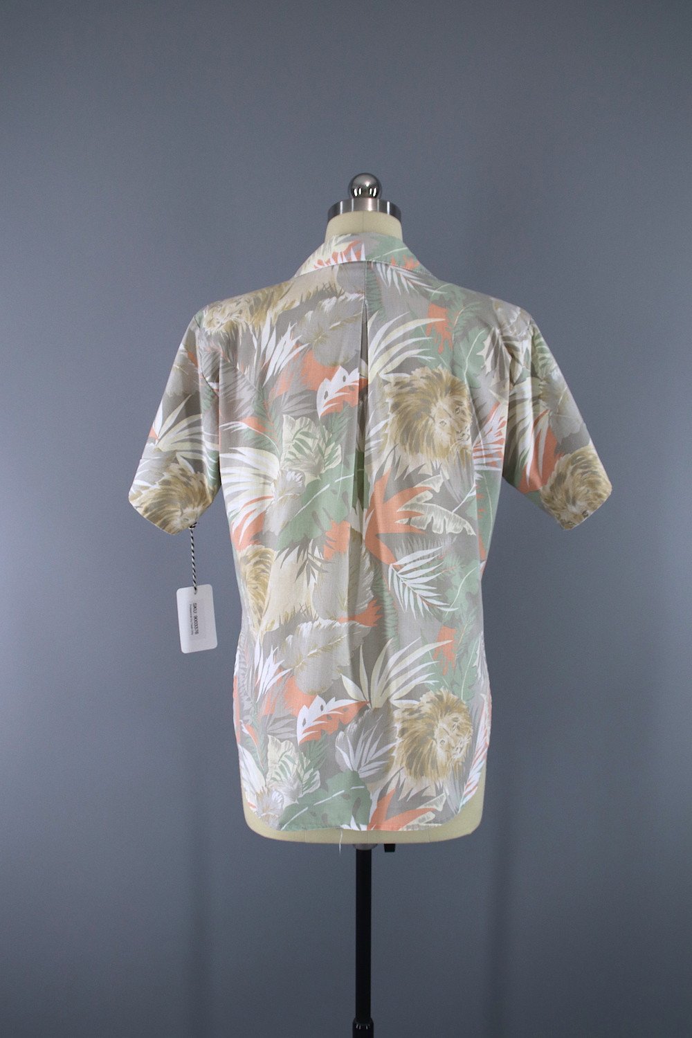 Vintage 1980s Safari Jungle Novelty Print Shirt – ThisBlueBird