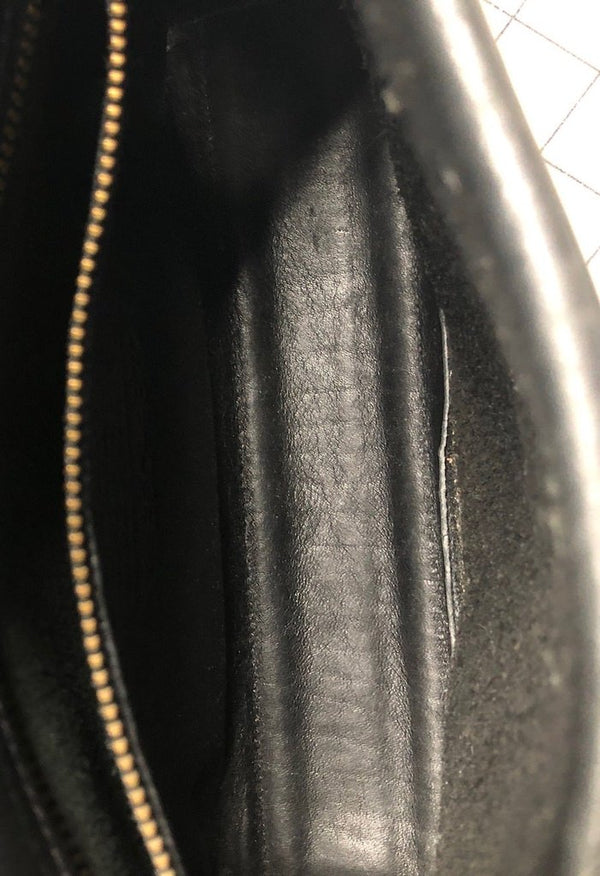 Vintage Black Coach Court Bag E6C-9870 Legacy Leather 1996