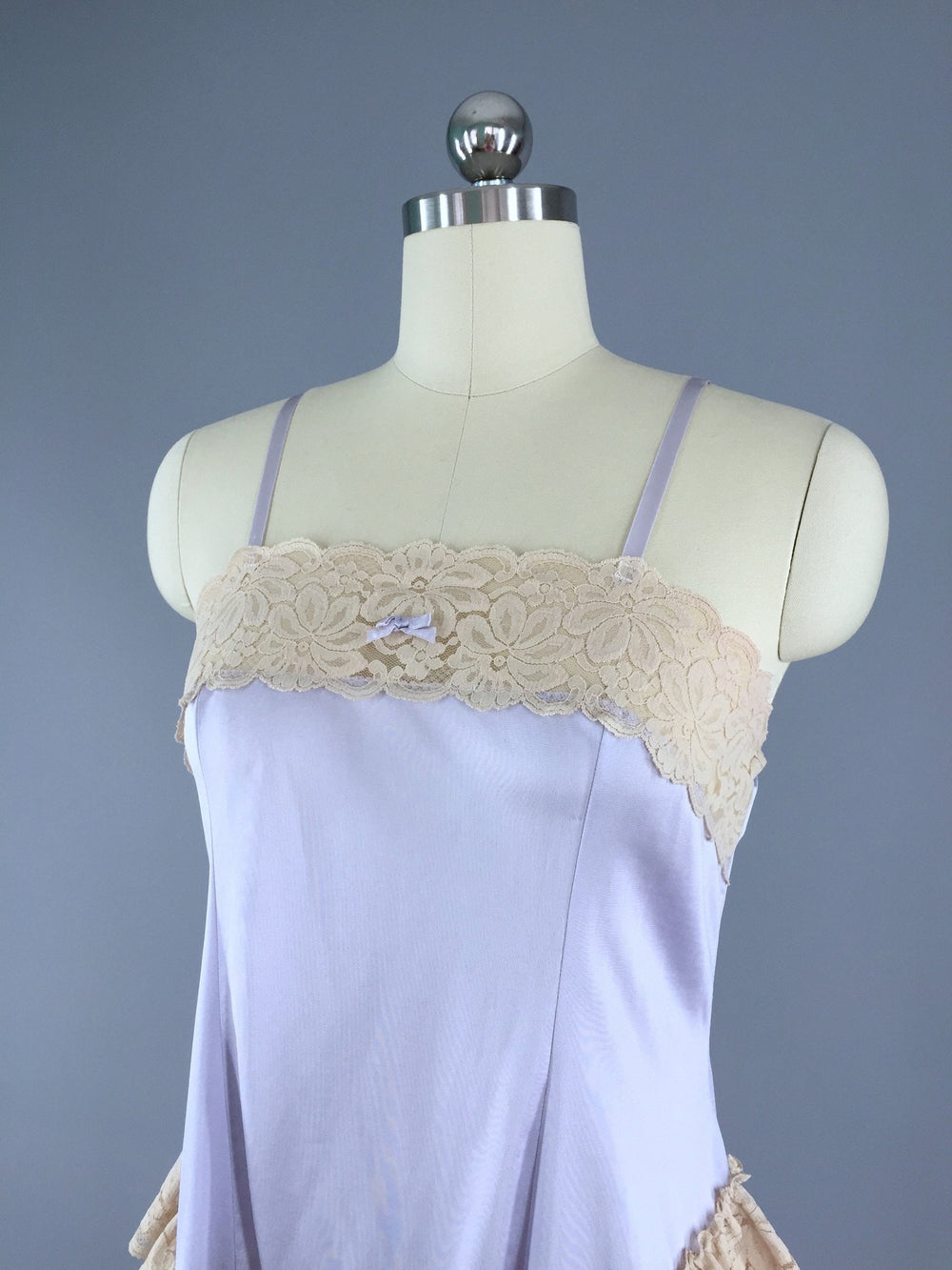 Vintage Camisole / Lavender Blue Lace