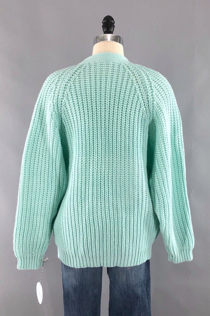 Vintage Minty Cardigan Sweater – ThisBlueBird