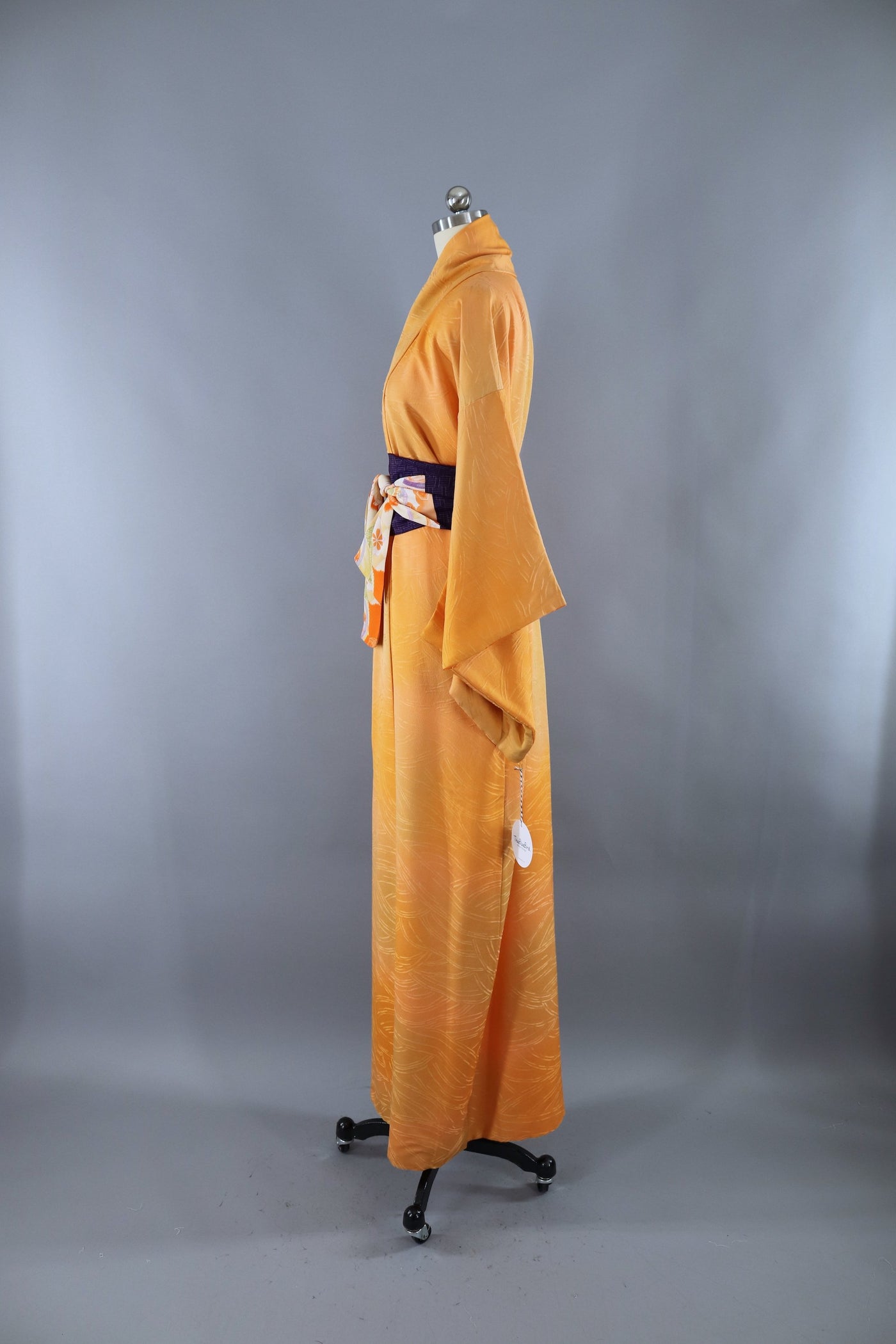 Vintage Silk Kimono Robe / Bright Orange – ThisBlueBird