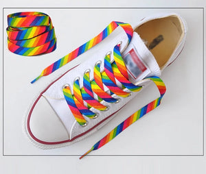 shoelaces rainbow