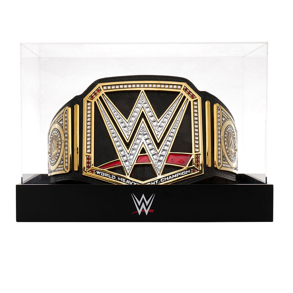 Official WWE Authentic Championship Title Belt Deluxe Display Case