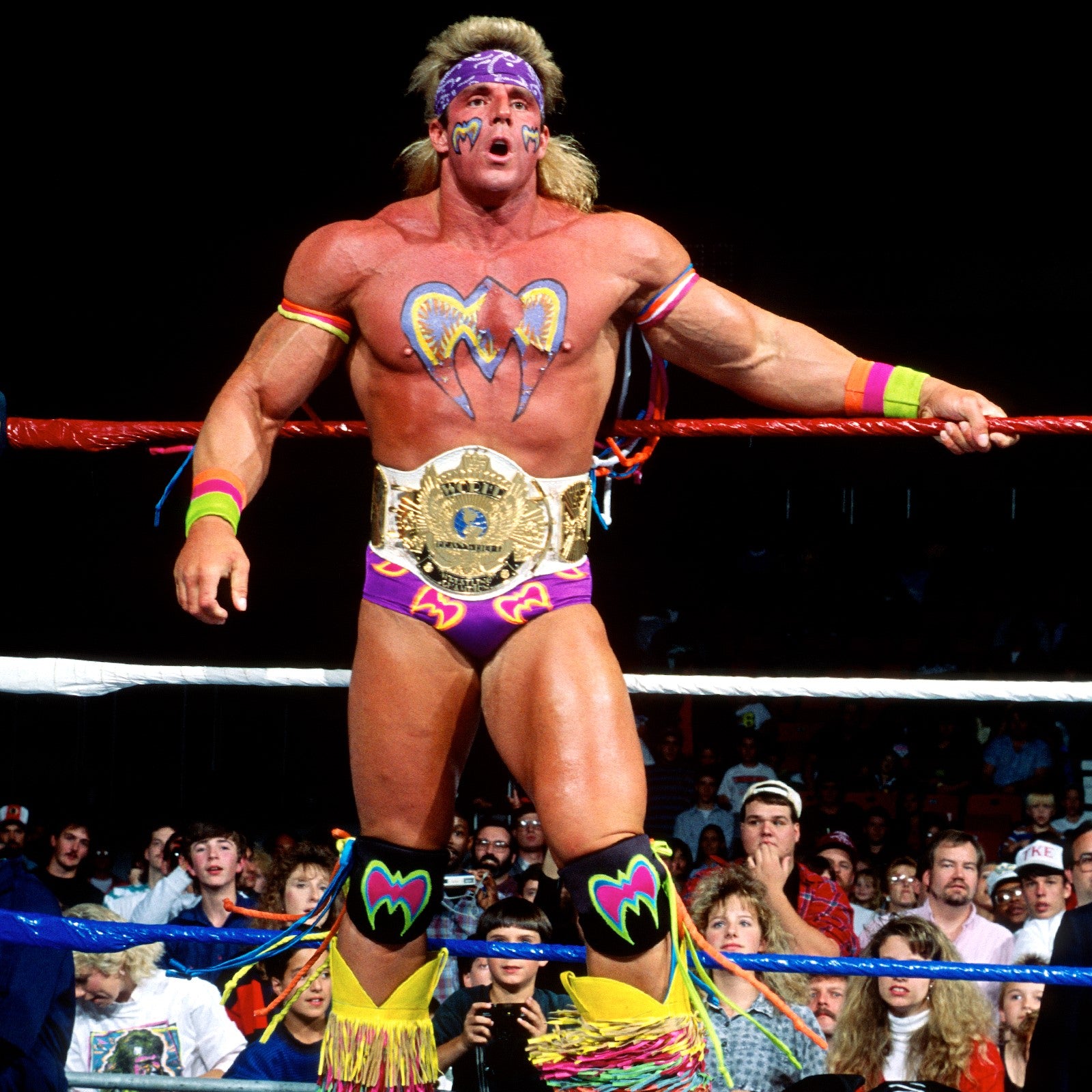 ultimate warrior both belts