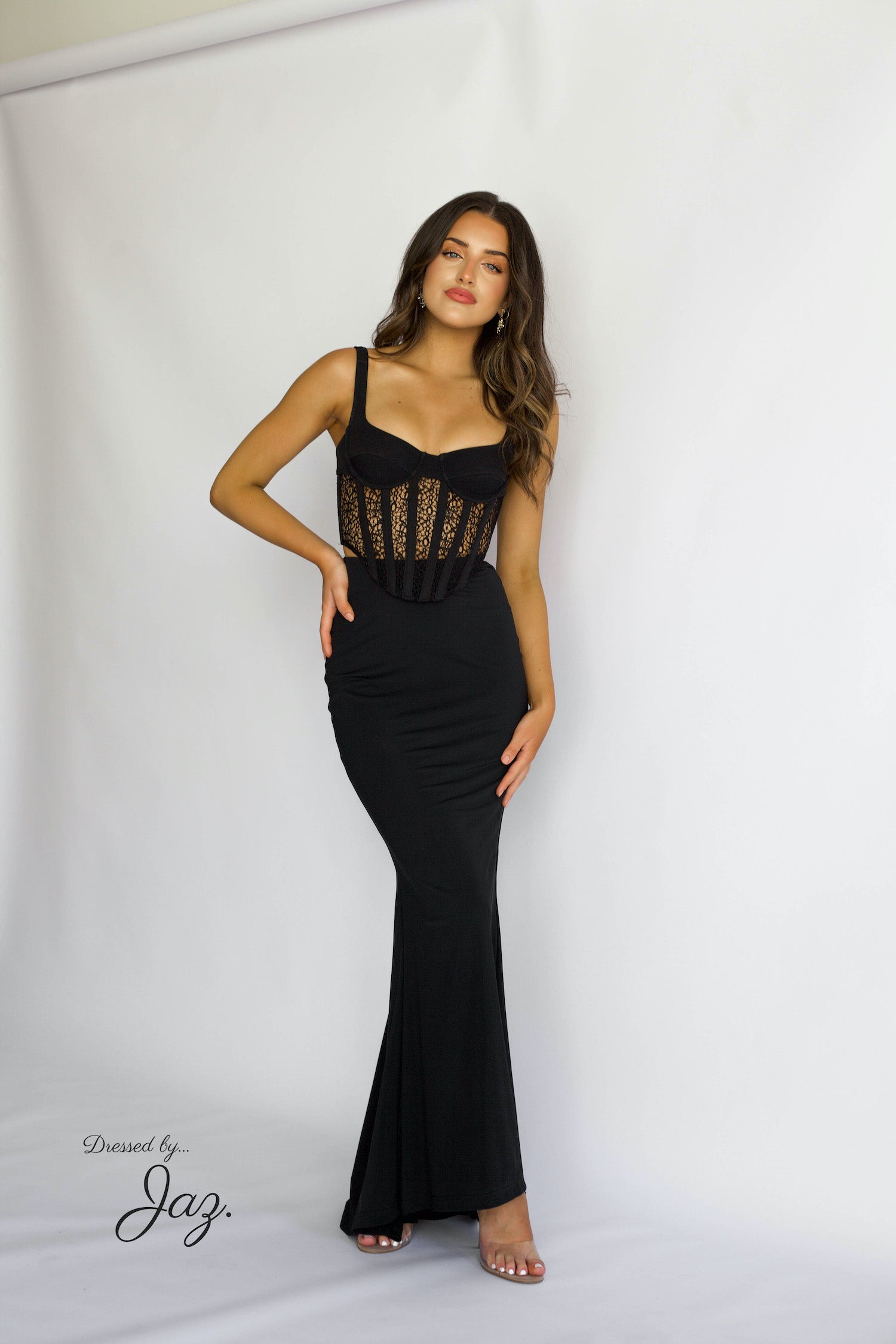 Contour Combo Corset + Skirt - Black