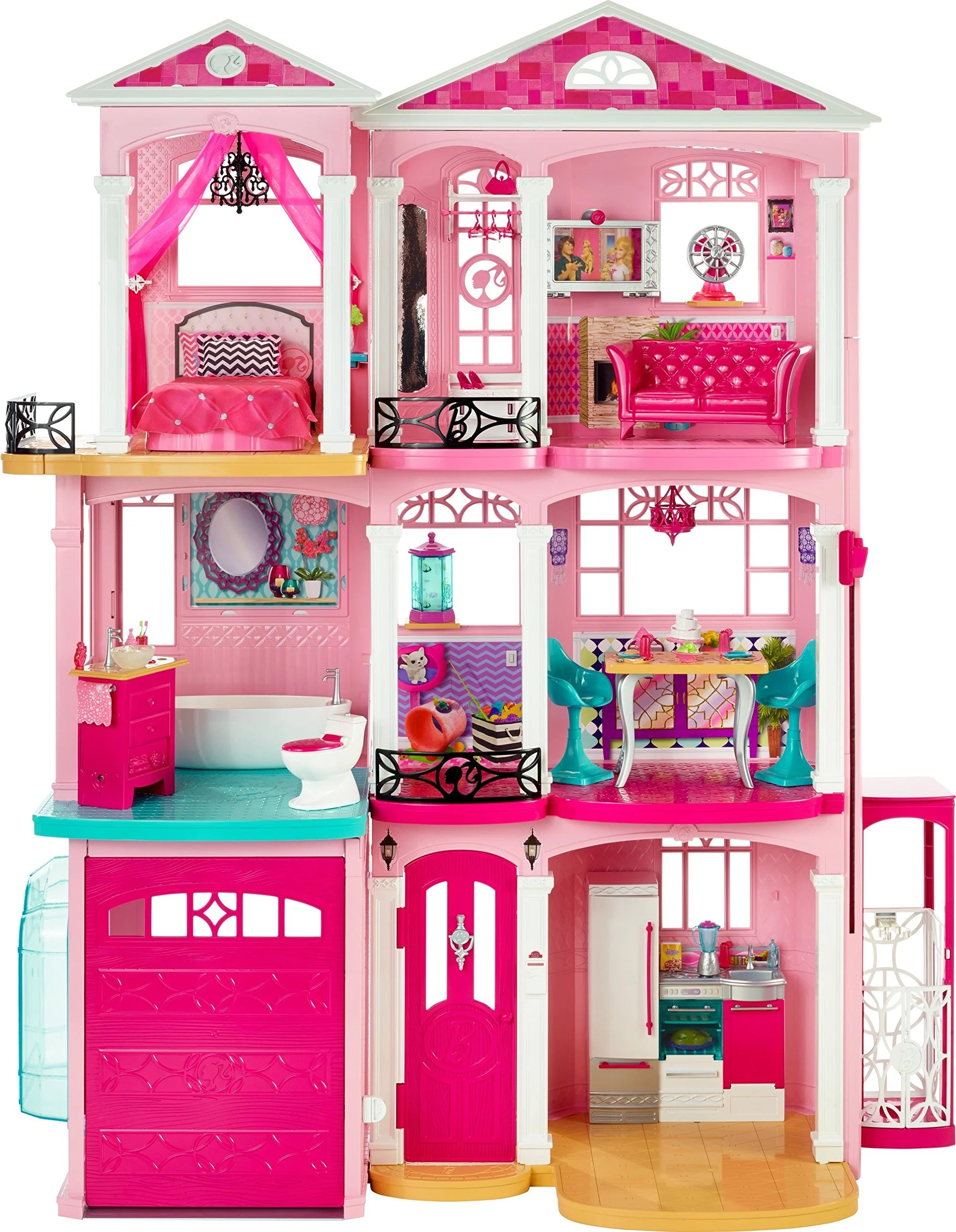 Pink Barbie Dream House to Make Fairy into Reality
