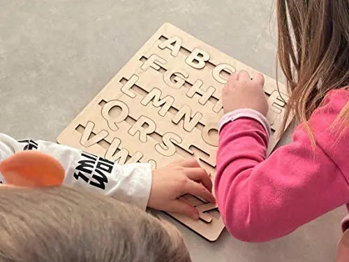 Early childhood education alphabet puzzle