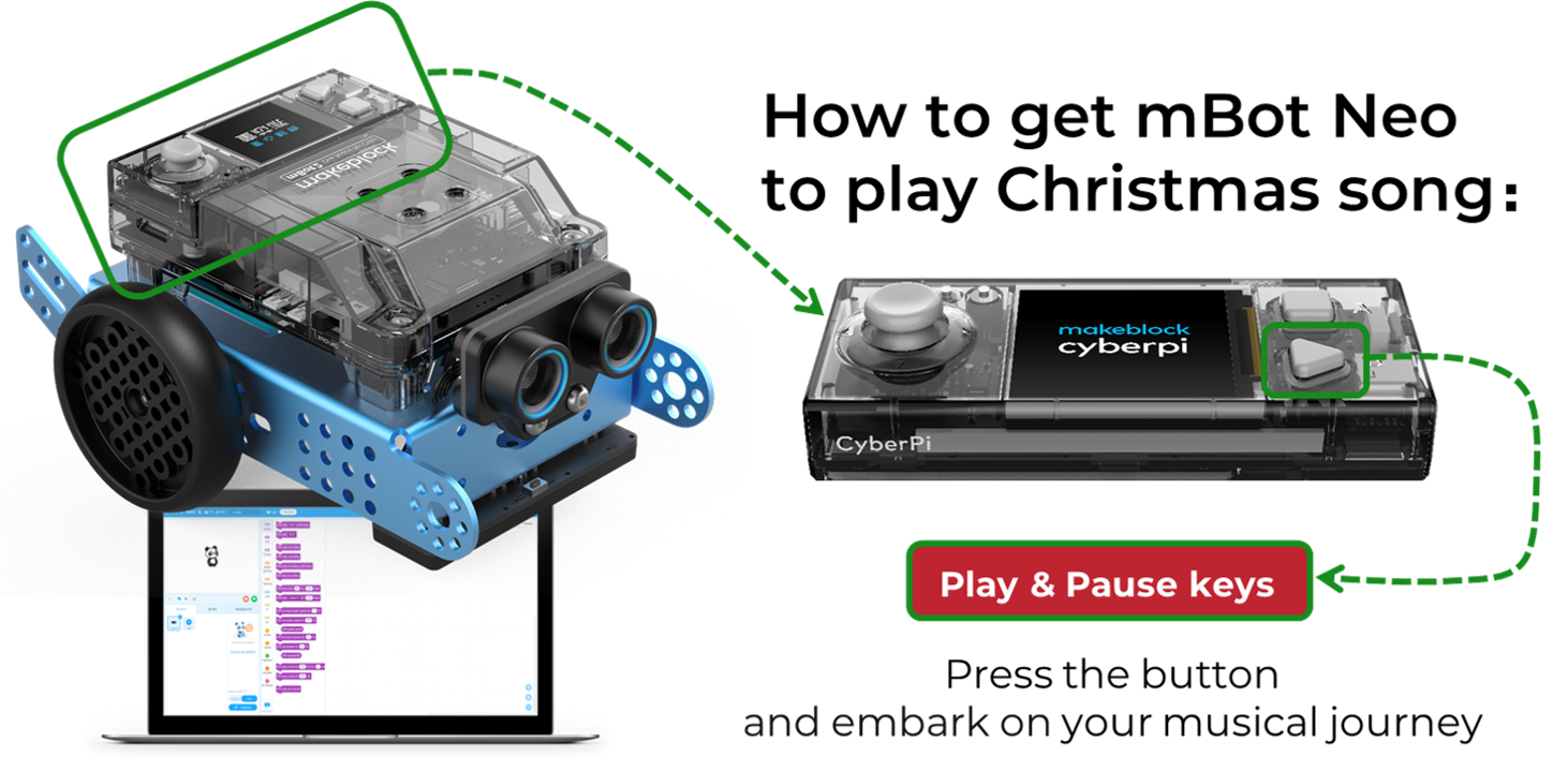 How to get mBot Neo to play Christmas song