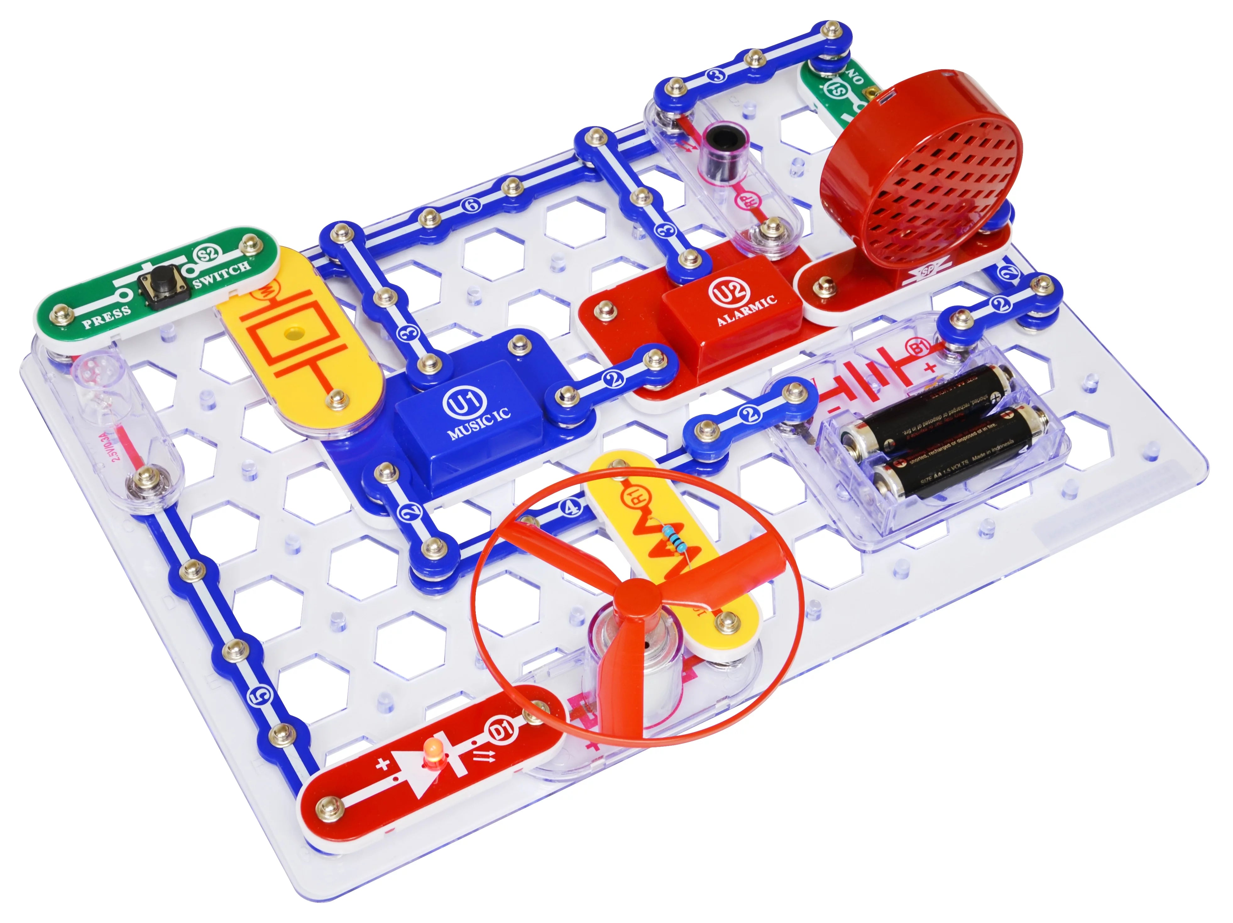 Children's toy circuit model