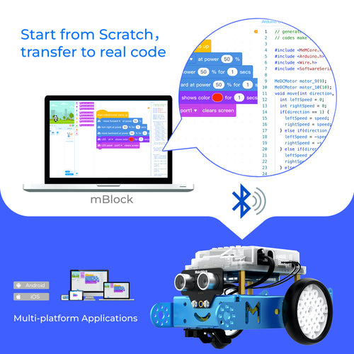 mBot; kids' first coding robot