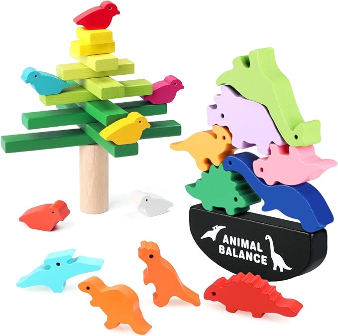 Quanquer Wooden Stacking Balance Blocks