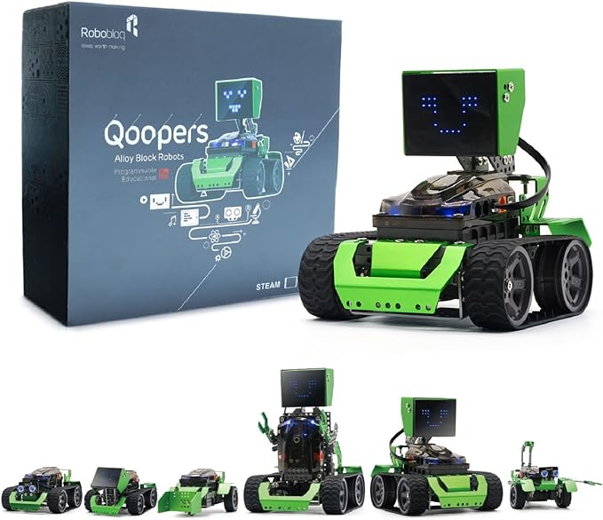 Qoopers 6 in 1 Programming Robot Building Kit